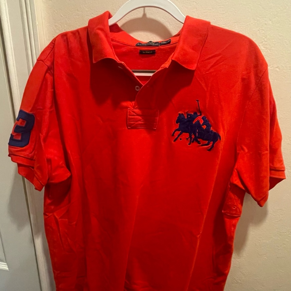 Ralph Lauren Men's Red Polo Shirt